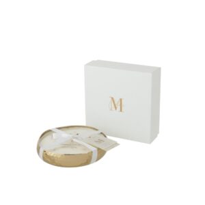 Geurkaars M-Chic Metaal Goud Medium-21u (16135)