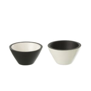 Bowl Vik Wood Black/White (34488)