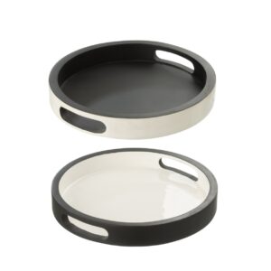 Tray Vik Wood Black/White  (34492)
