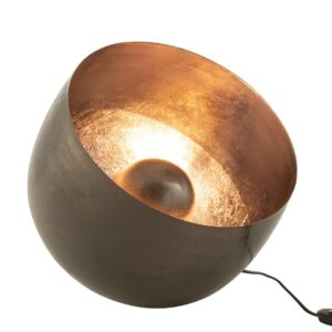 Lamp Rond Metaal Zwart (46089)