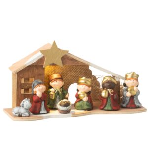 Kerststal Led Porselein Mix Large (47958)