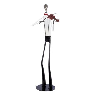Figure "Orchester",metal, violin