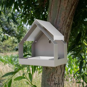 The Barn - Bird feeder - Wall  -White/sand