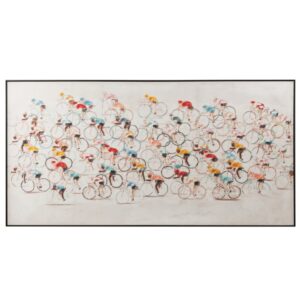 Schilderij Wielrenners Canvas/Verf Mix(42606)