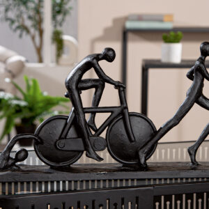 Beeldhouwwerk triathlon - Poly - zwart