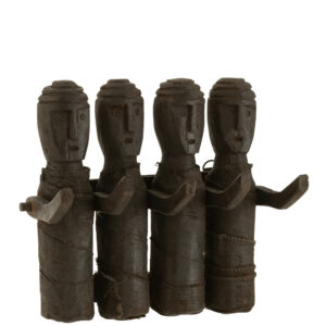 Kapstok Puppets Hout Zwart (40869)