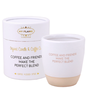 SOJAKAARS IN KOFFIEKOP - COFFEE & FRIENDS, MAKE THE PERFECT BLEND