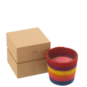 Geurkaars Mand Beige Mix Small - 45 branduren (50532)