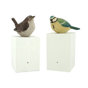 Zingende vogel - assortiment van 2 - prijs per stuk-multicolor