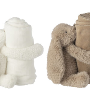 Konijn + Deken  Wit (64039)