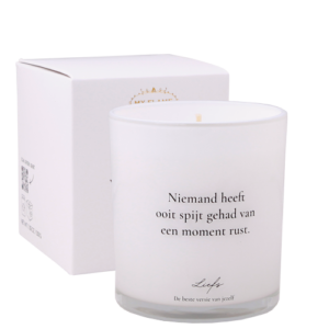 SOJAKAARS - NEEM EEN MOMENT VAN RUST - FRESH COTTON