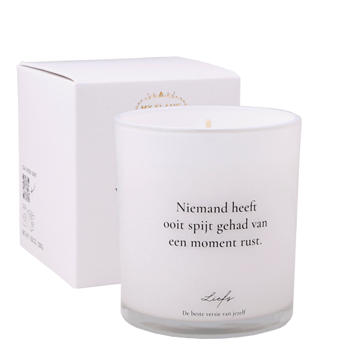 SOJAKAARS - NEEM EEN MOMENT VAN RUST - FRESH COTTON