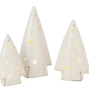 Set Van 3 Boom Led Stars Klei Wit (59699)