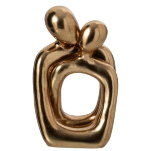 Mensen Knuffel Polyresin Goud (267498)