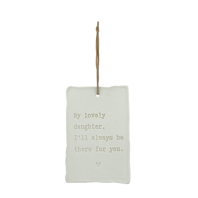 Ornament Letter Art - My lovely daughter, I'll always be there for you