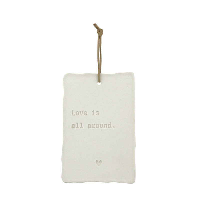 Ornament Letter Art Love around - Love is all around.